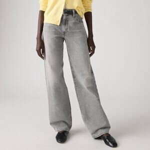 LEVI'S Baggy Dad Jeans in Grey Path Of Totality Size 27